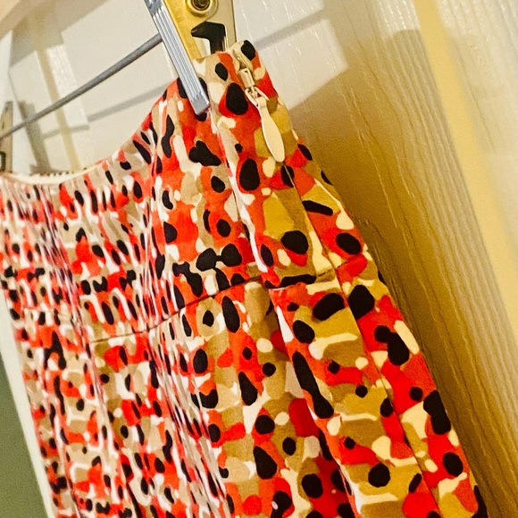 EUC Ann Taylor Patterned A Line Mini Skirt - Picture 5 of 13
